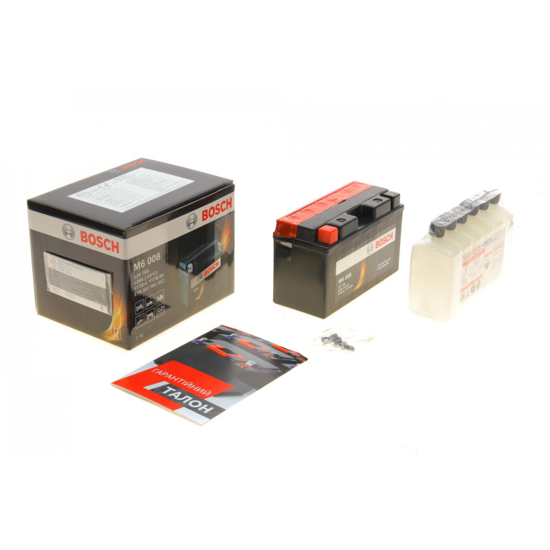 Акумуляторна батарея 7Ah/120A (150х66х94/+L/B0) (AGM) (мото) замінено на 0986FA1190